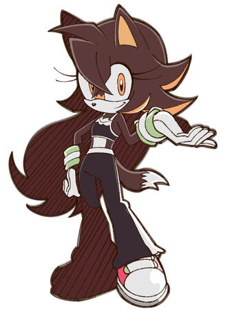 Melena the Dog (OC) in Sonic Riders Art Style