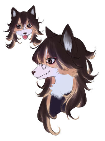 Corgi Fursona Art Corgi Fursona Art